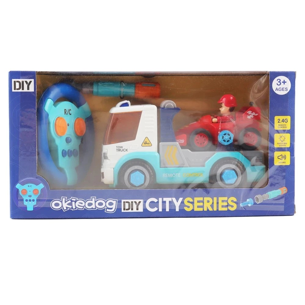 Okiedog DIY RC City Series - Mainan Edukasi Anak Bongkar Pasang