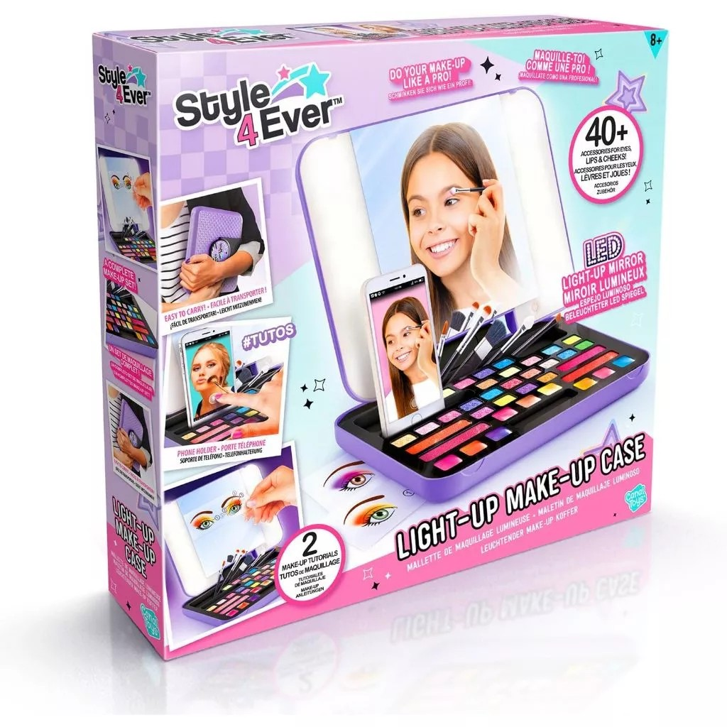 Canal Toys Style 4 Ever Girls Makeup LED Mirror - Kotak Kosmetik Anak Tidak Beracun