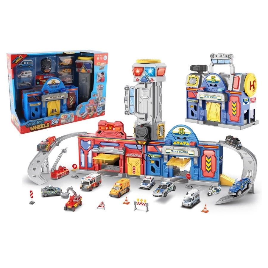 Okiedog Wheels 2in1 with Lights and Music - Mainan Puzzle Edukasi Anak