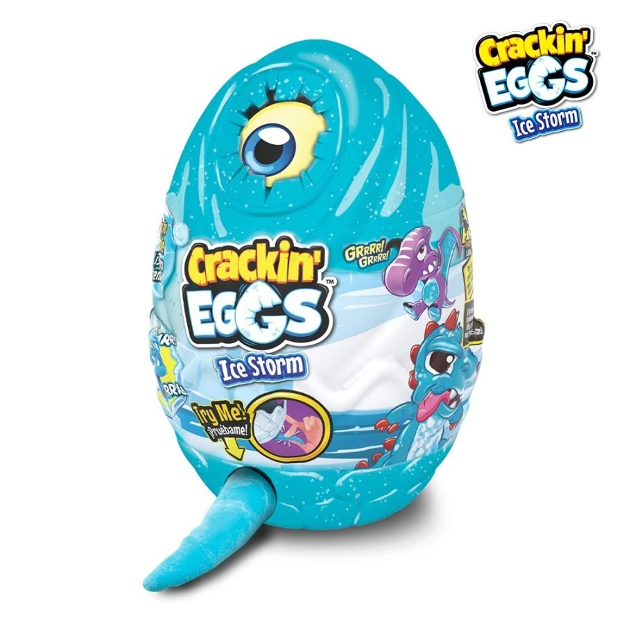 Crackin Eggs Dino Ice - Mainan Telur Boneka Karakter Dinosaurus