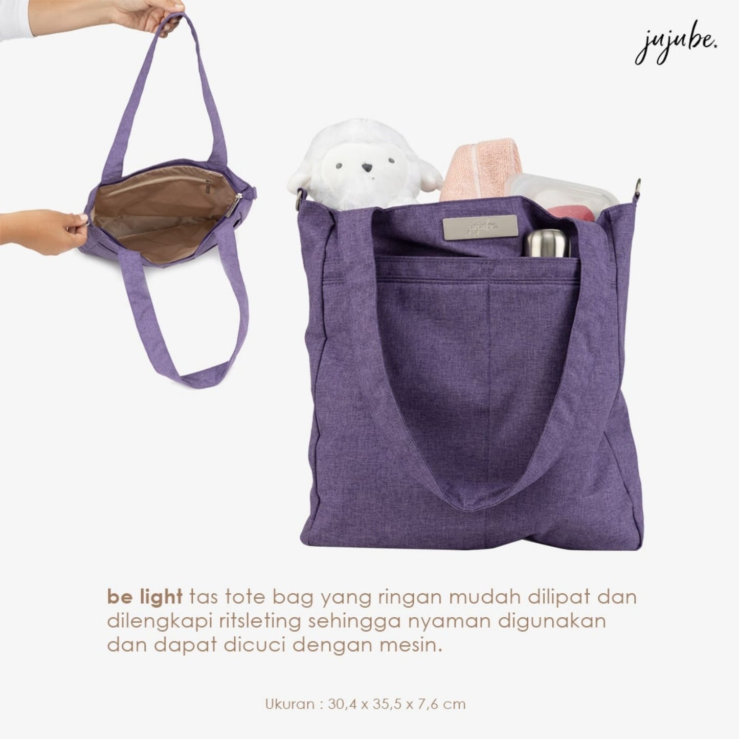 Jujube Be Light - Totebag Wanita Waterproof Premium Multifungsi