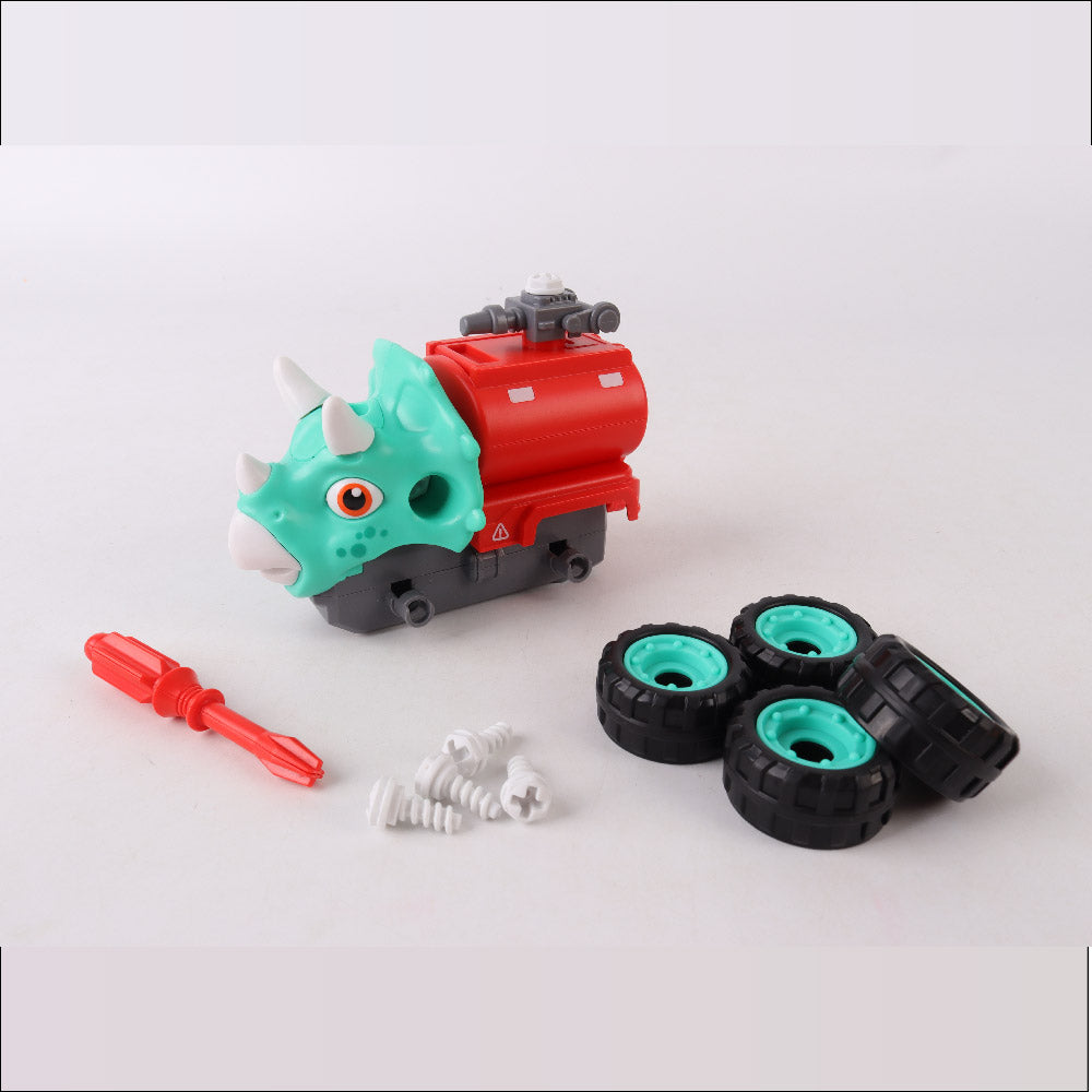 Okiedog Mini DIY Dino Truck - Mainan Bongkar Pasang Edukasi Anak