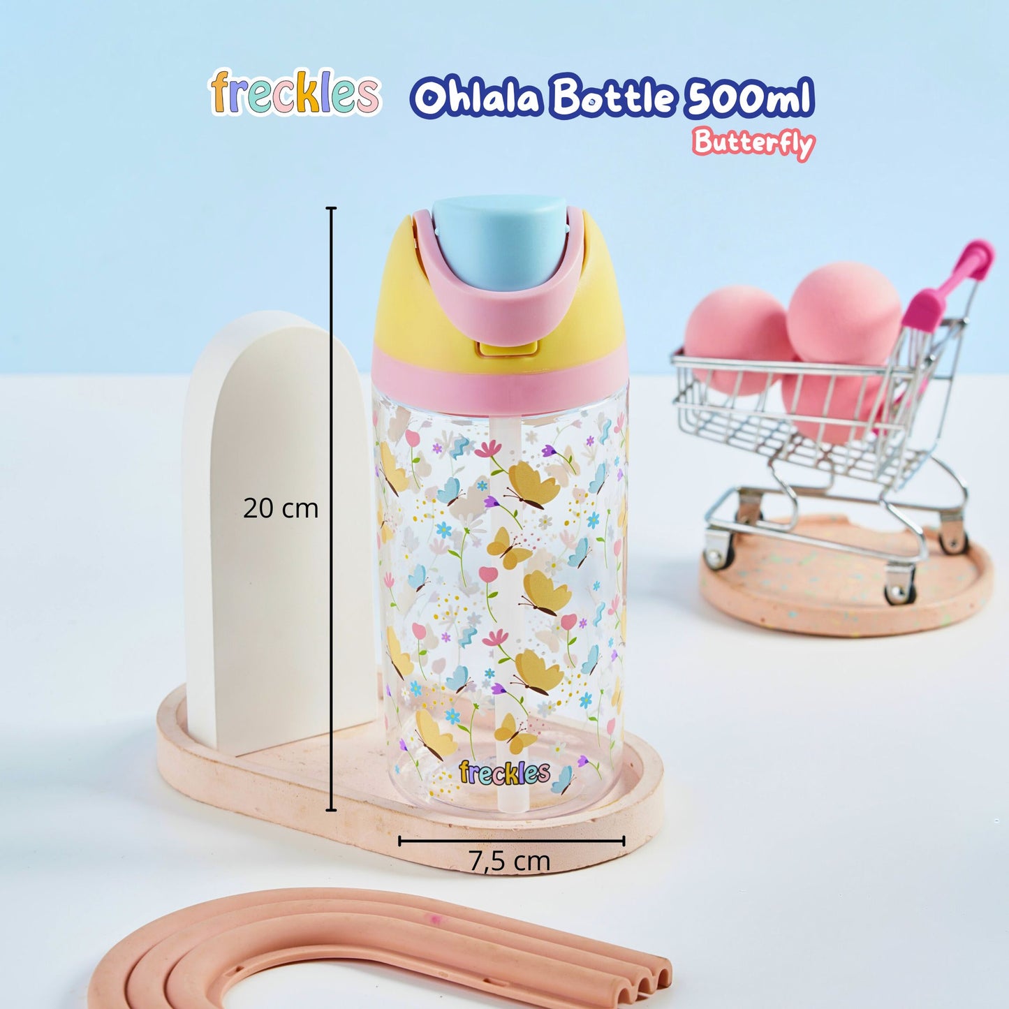 Freckles Ohlala 500ml Water Bottle