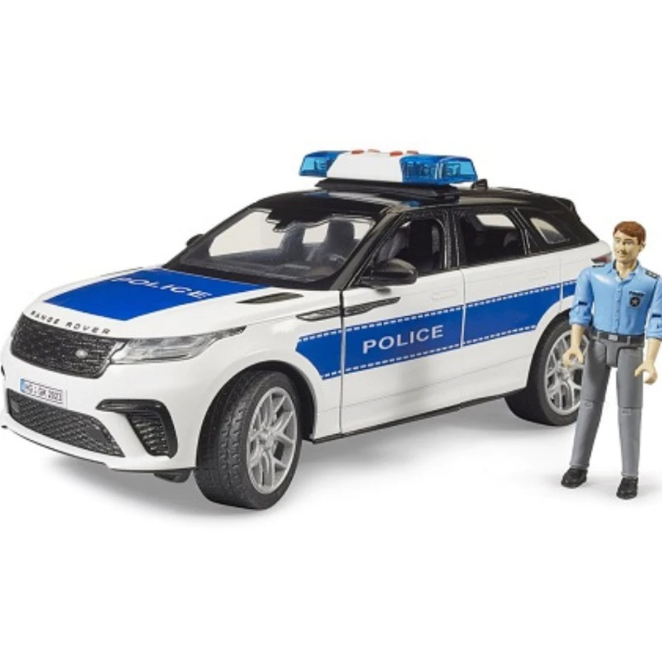 Bruder 2890 Range Rover Velar Police Vehicle with Officer - Mainan Miniatur Mobil Polisi