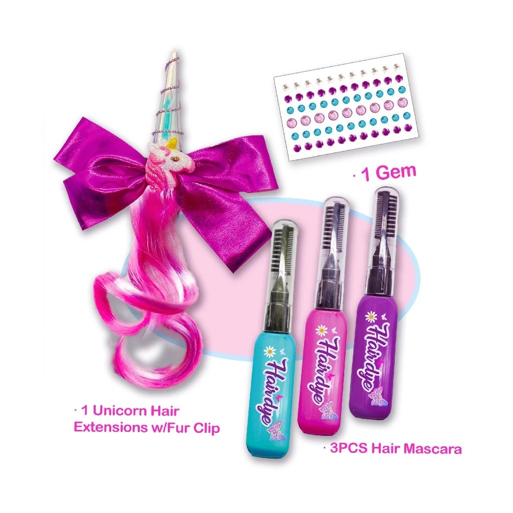 Tokidas Fashion Makeup Hair Collection - Mainan Makeup Rambut Wajah Untuk Anak Perempuan