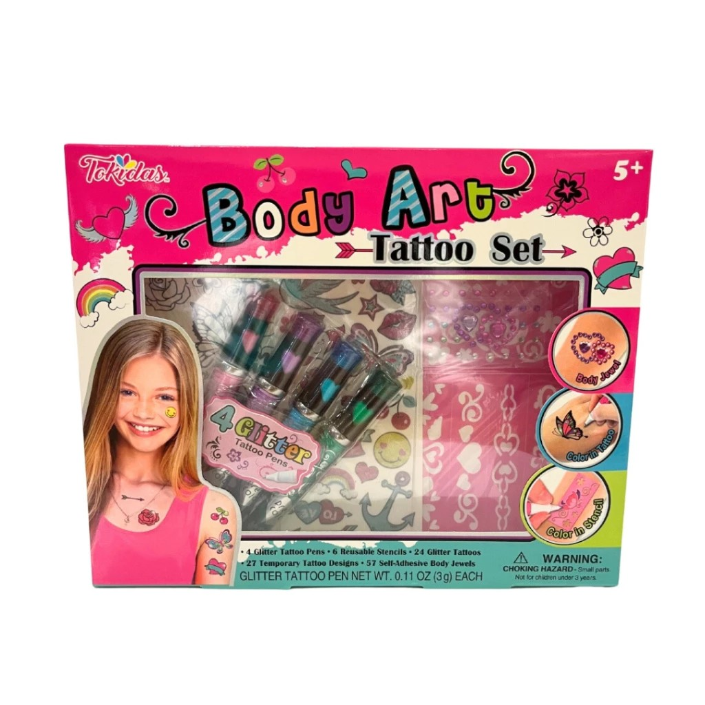 Tokidas Body Art Collection - Set Tato Mainan Aksesoris Anak