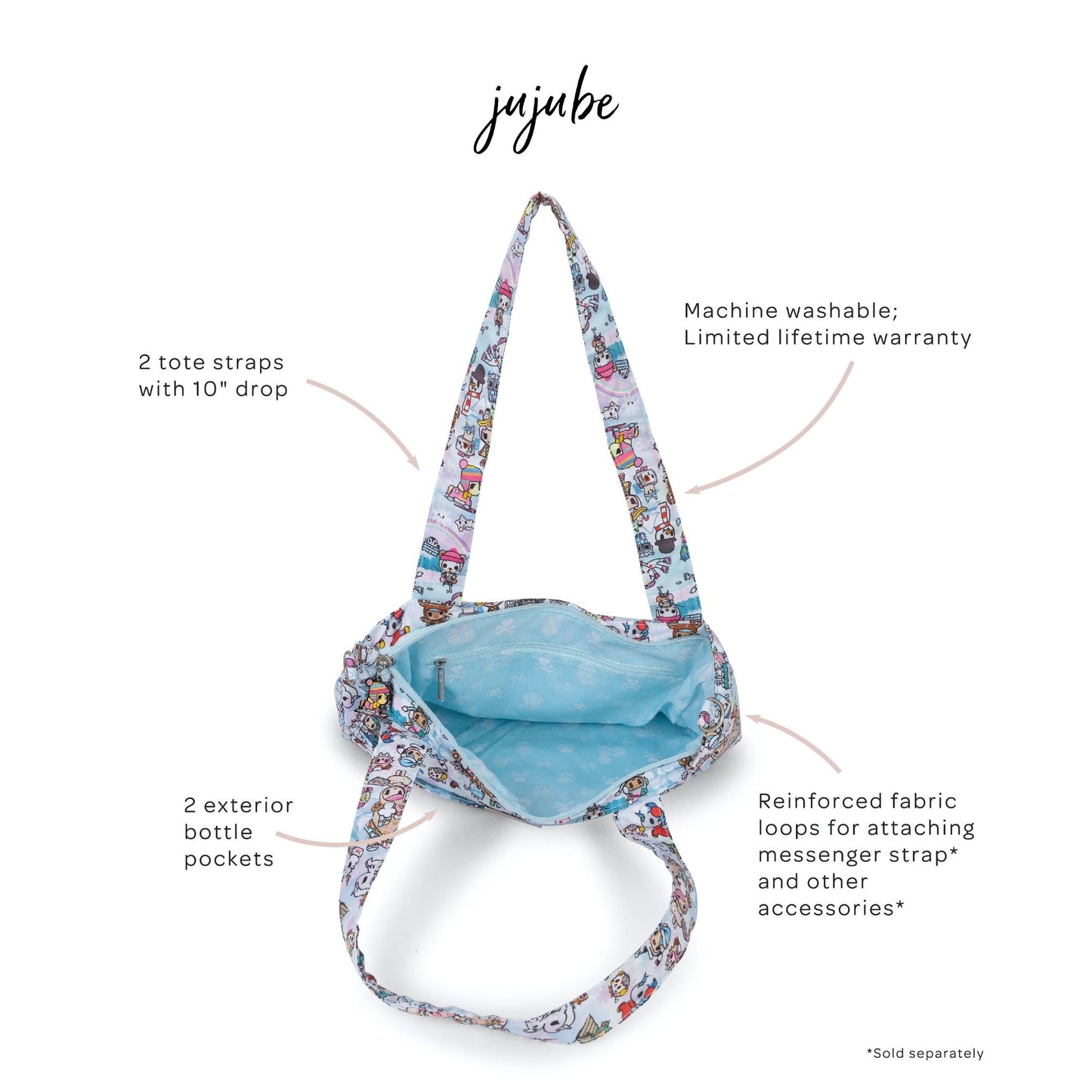 Jujube Be Light - Totebag Wanita Waterproof Premium Multifungsi