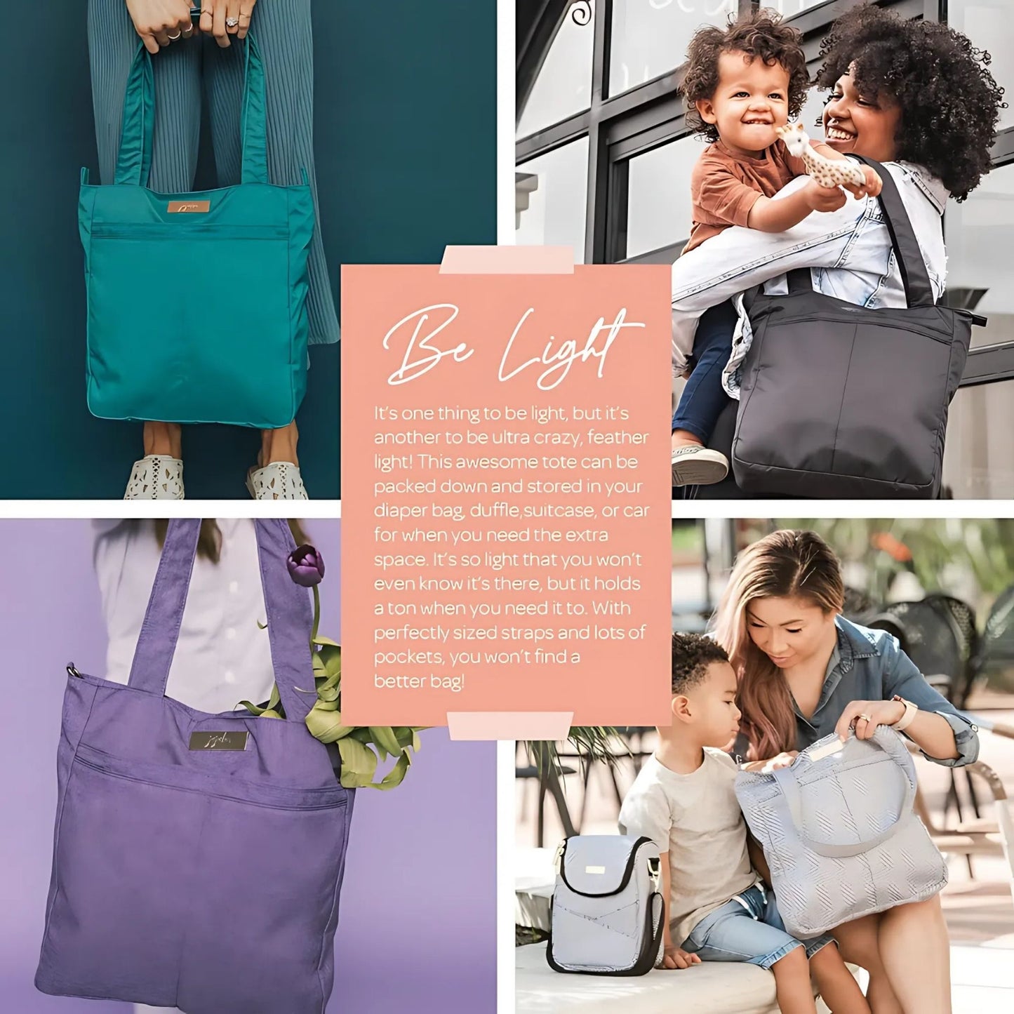 Jujube Be Light - Totebag Wanita Waterproof Premium Multifungsi