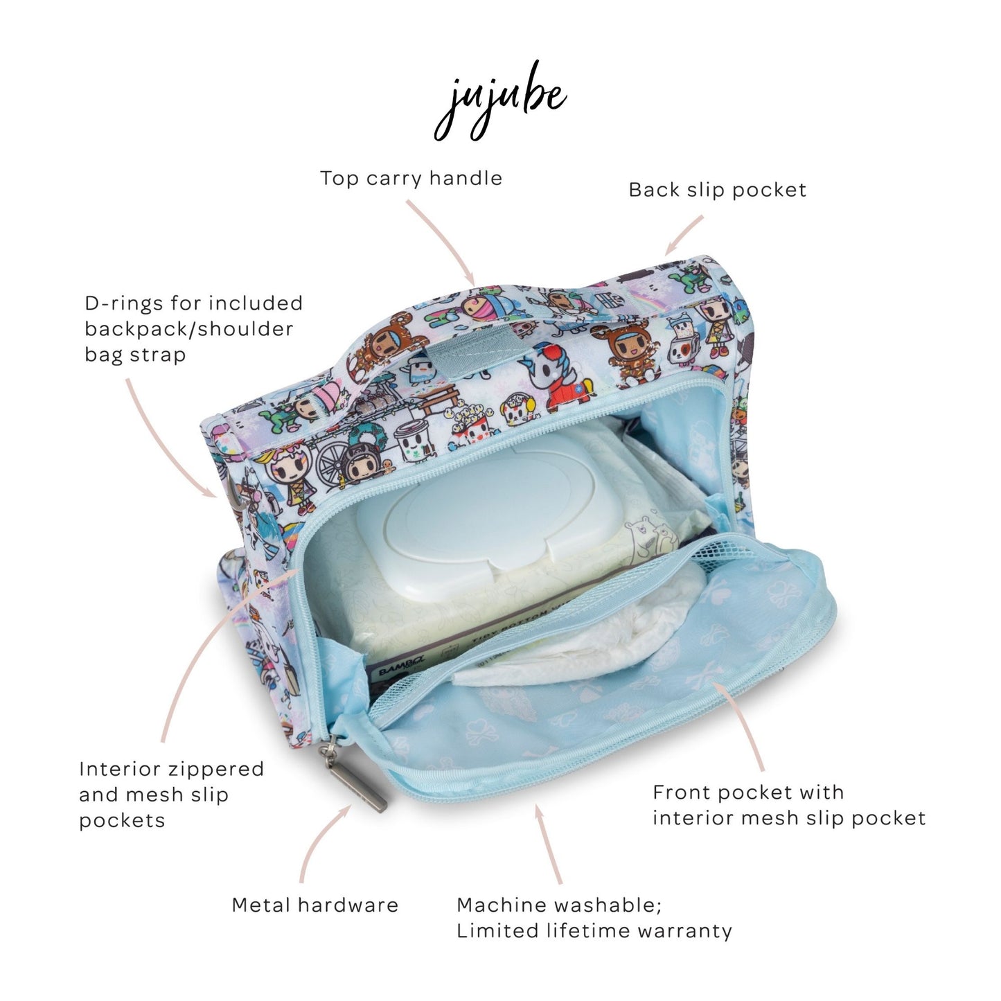 Jujube The Bestie - Aksesoris Diaper Bag