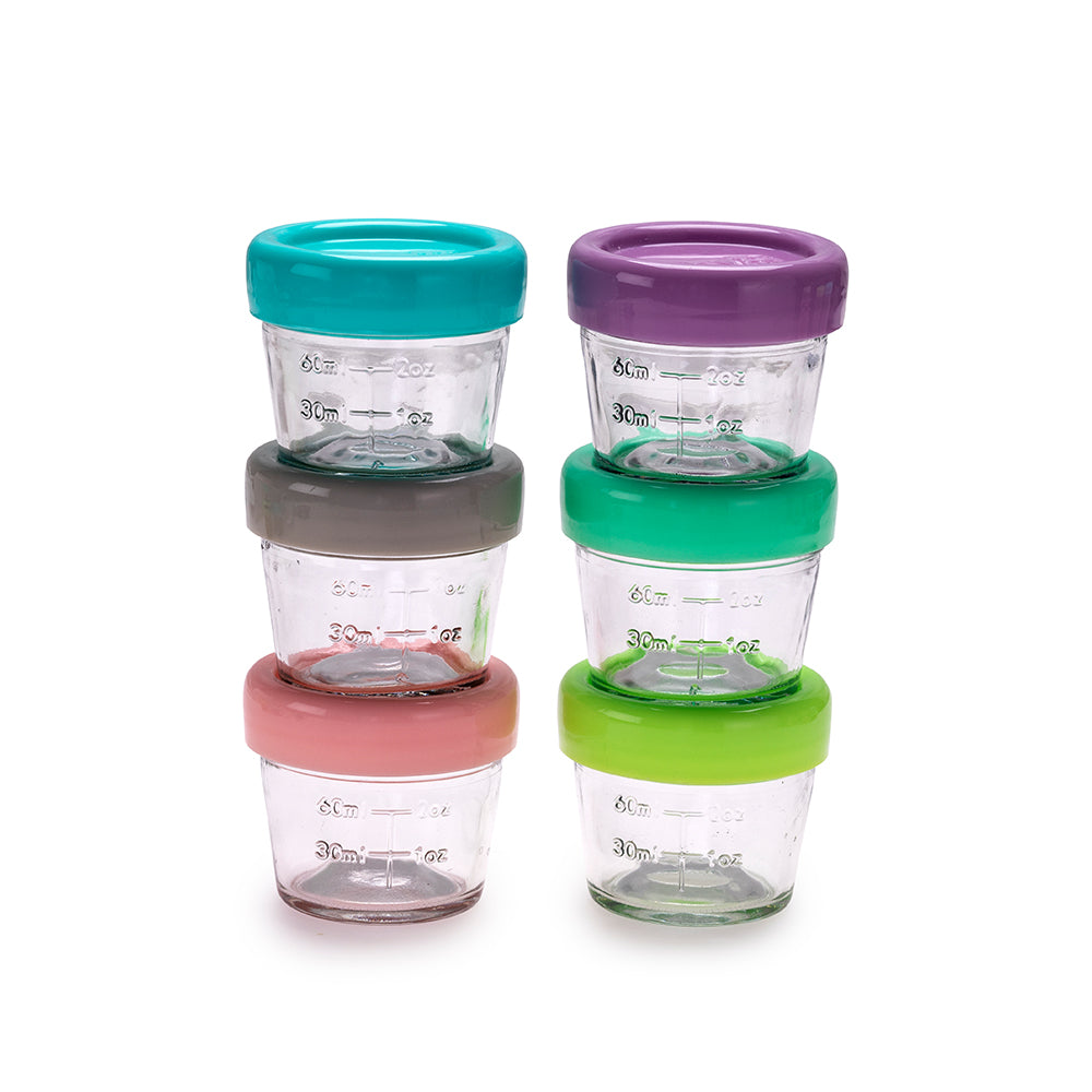 Melii Baby Glass Food Container - Toples kaca tempat penyimpanan makanan