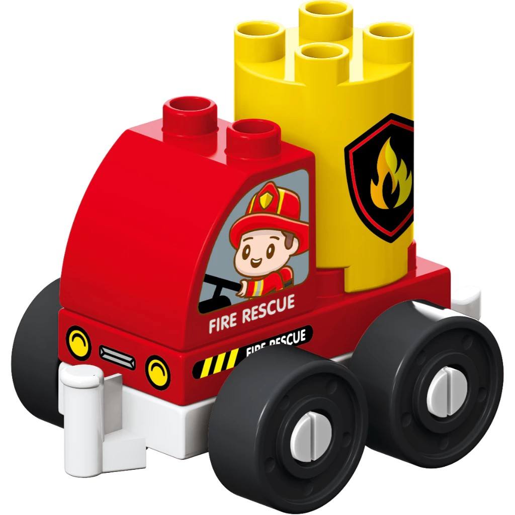 Okiedog Brix Road Rescue Truck Car 11pcs - Mainan DIY Balok Susun Puzzle