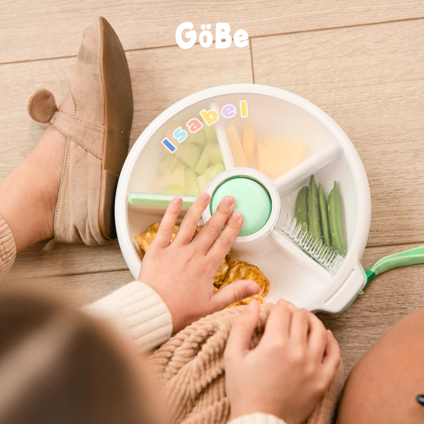 GoBe Kids Large Snack Spinner - Snack Container - Tempat Camilan Anak - Tempat Camilan Putar - Snack Putar Premium