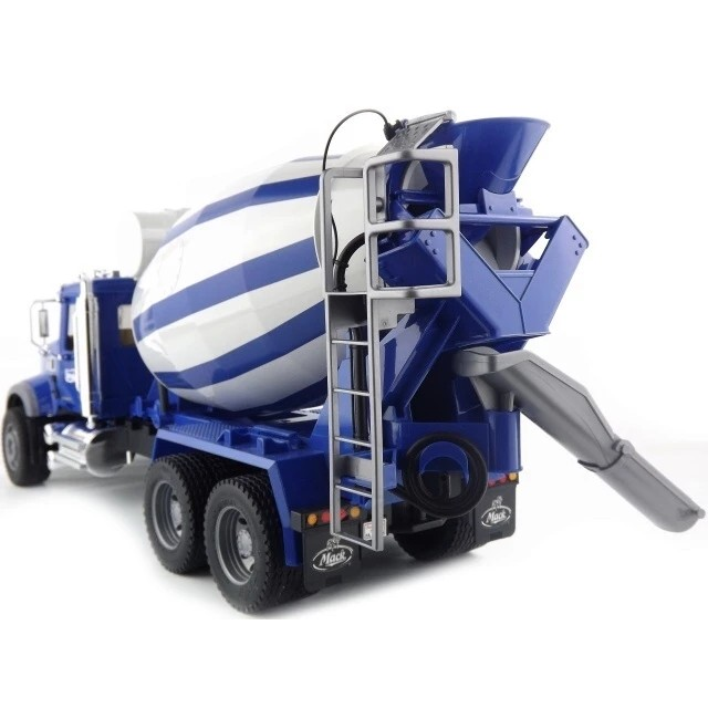 Bruder 2814 MACK Granite Cement Mixer Truck - Mainan Miniatur Truk Molen