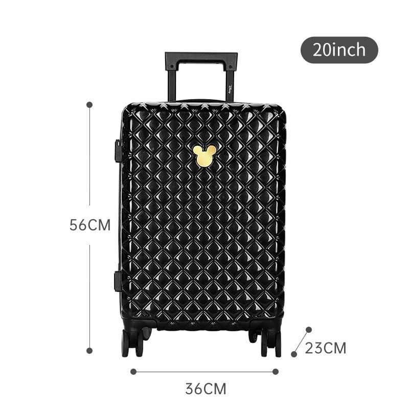 Mesuca Mickey Quilted Suitcase 20"