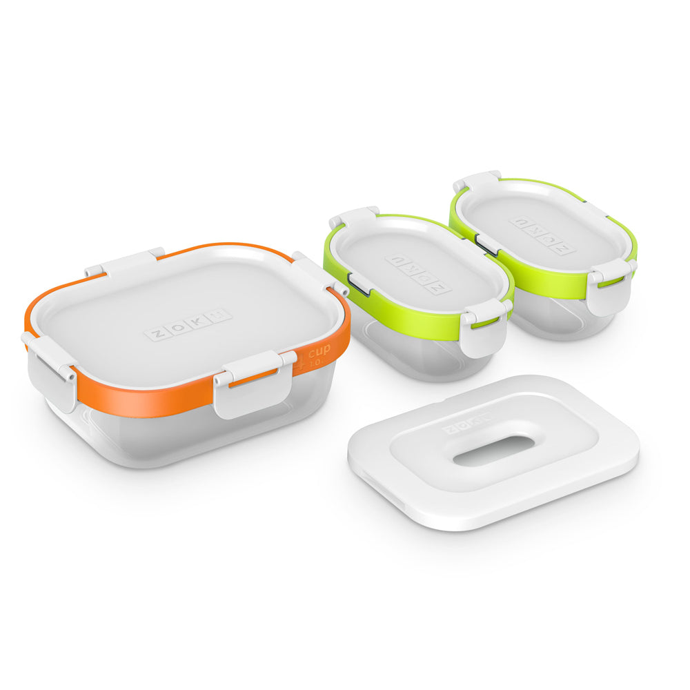 Zoku Neat Stack - Tempat Bekal, Tempat Makanan Sisa, Tempat Makanan Instant