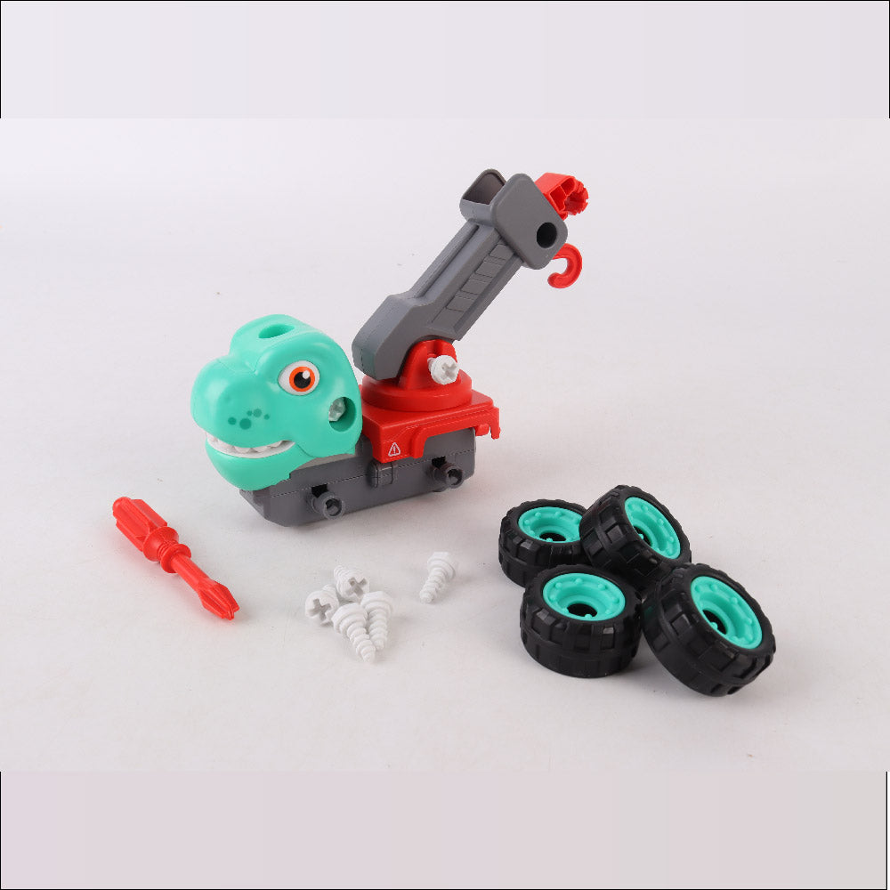 Okiedog Mini DIY Dino Truck - Mainan Bongkar Pasang Edukasi Anak