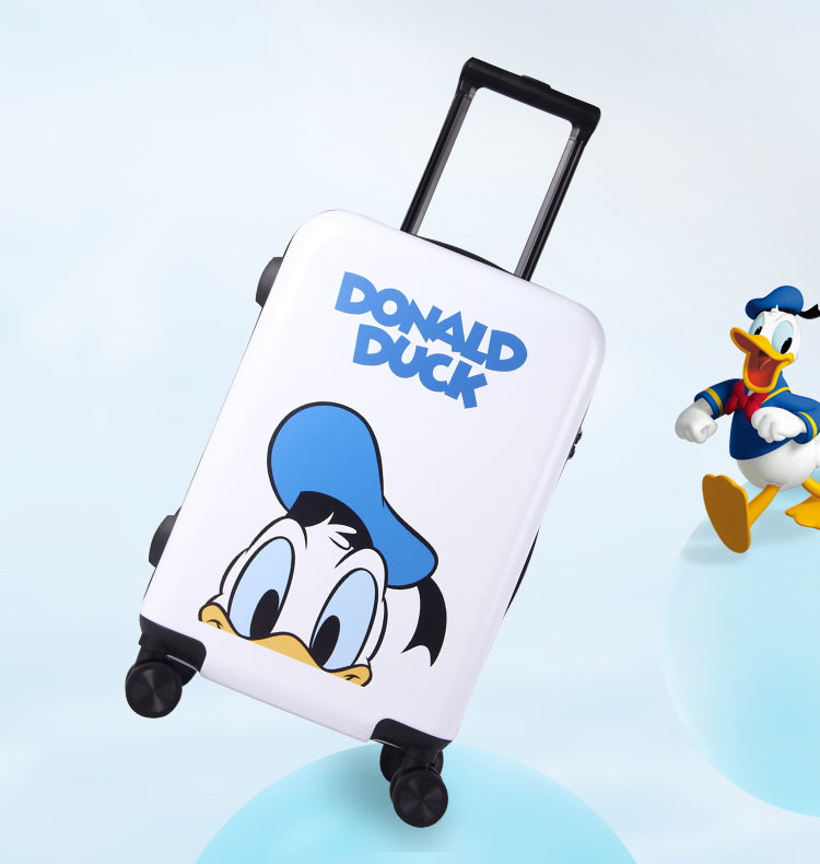 Mesuca Donald Duck Traveling Suitcase 20" - Koper Travel Disney Premium Tahan Banting