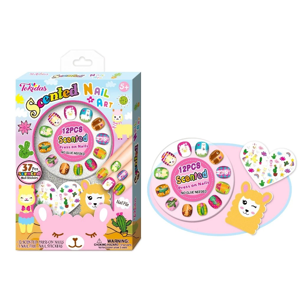 Tokidas Nail Art Collection - Mainan Aksesoris Kuku Palsu Anak