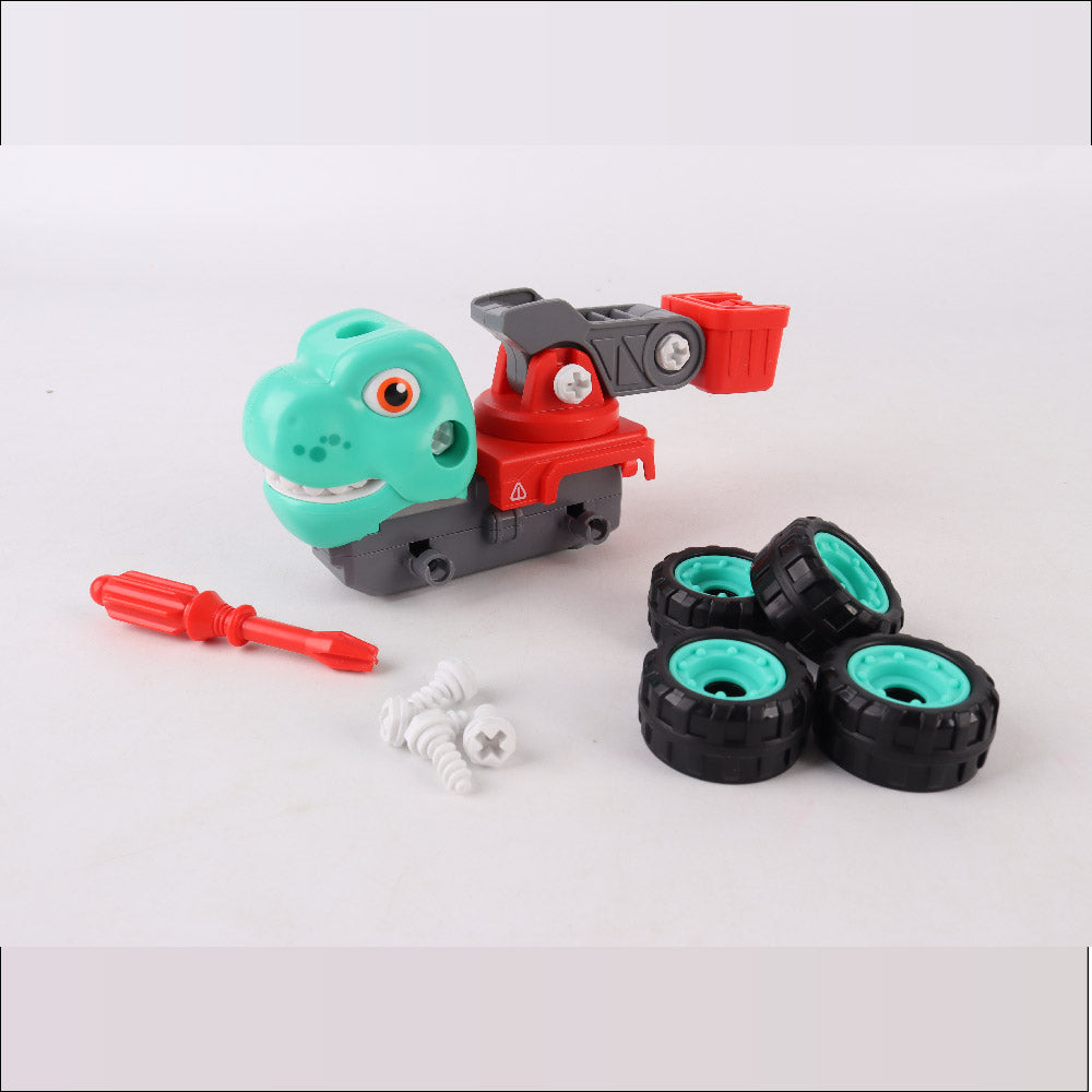 Okiedog Mini DIY Dino Truck - Mainan Bongkar Pasang Edukasi Anak