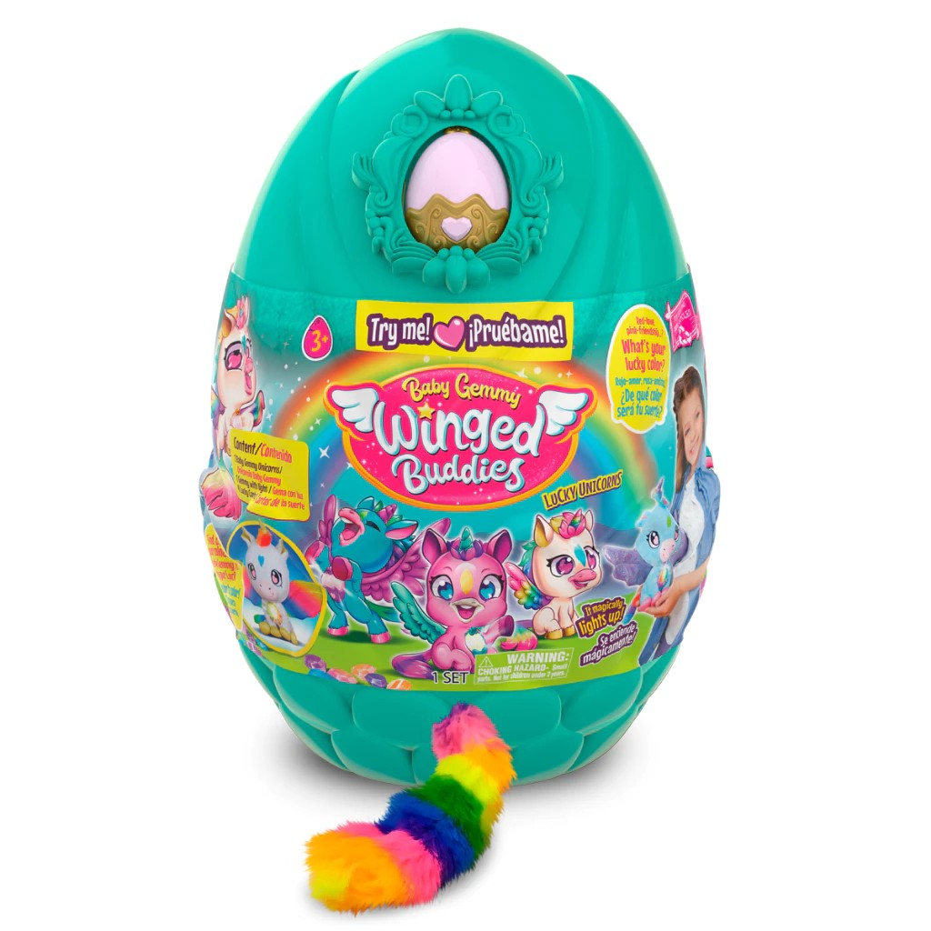 Crackin Eggs Baby Gemmy Lucky Unicorn Magic Egg XL - Mainan Telur Boneka Unicorn