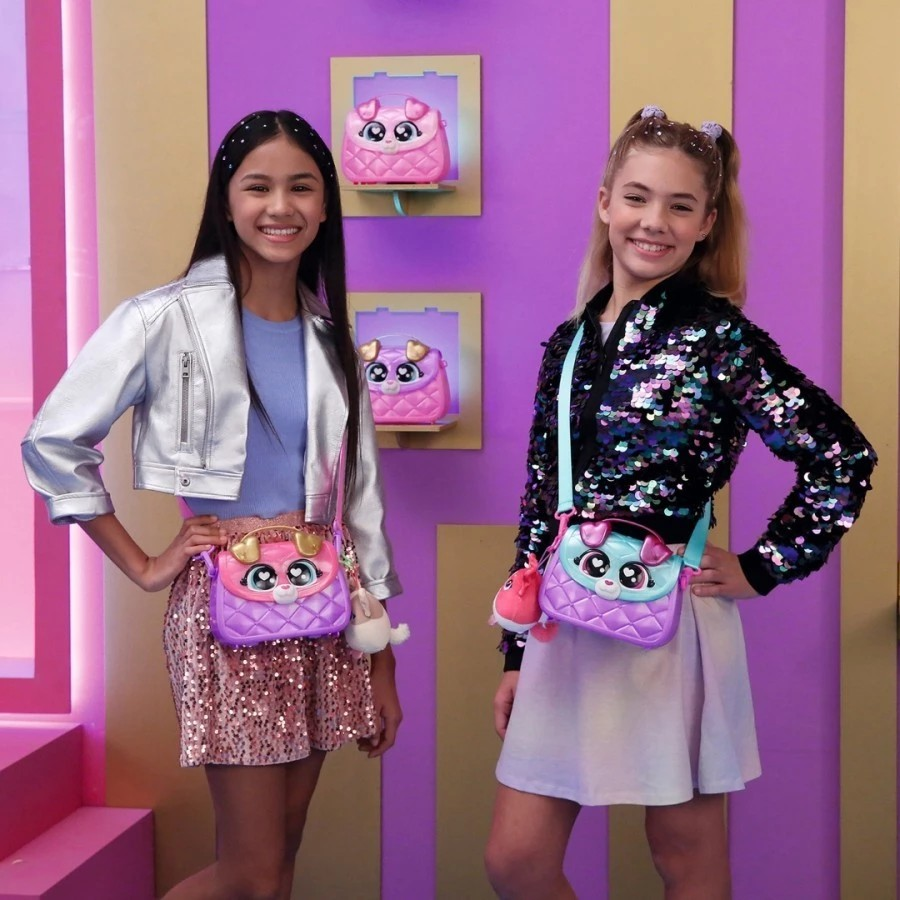 Tiger Head Glam Buddies Surprise Puppy Purse Pets