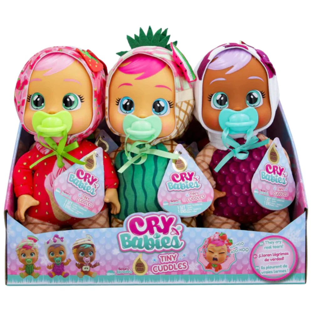 Cry Babies Tiny Cuddles Frozen - Mainan Boneka Bayi Menangis