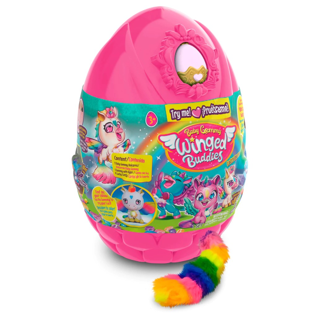 Crackin Eggs Baby Gemmy Lucky Unicorn Magic Egg XL - Mainan Telur Boneka Unicorn