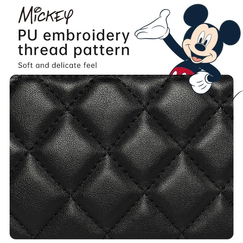 Mesuca Mickey Grid Chain Shoulder Bags - Tas Selempang Disney Premium