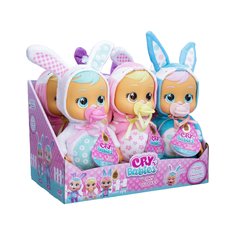 IMC Cry Baby Tiny Cuddle Bunnies - Mainan Boneka Bayi Menangis