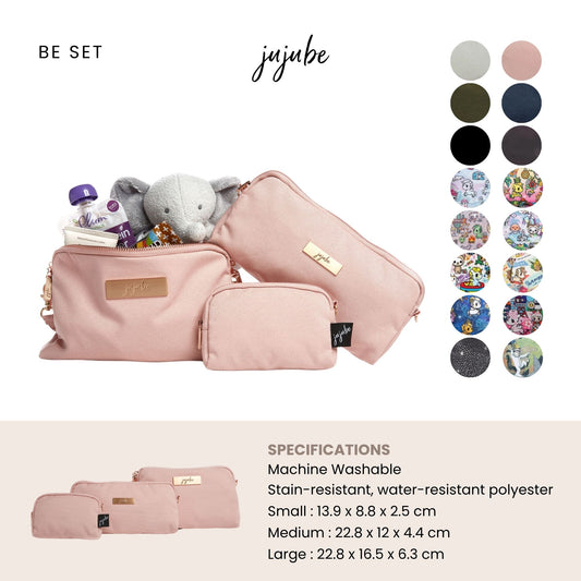 Jujube Be Set - Tas Organizer Praktis Traveling 3 in 1