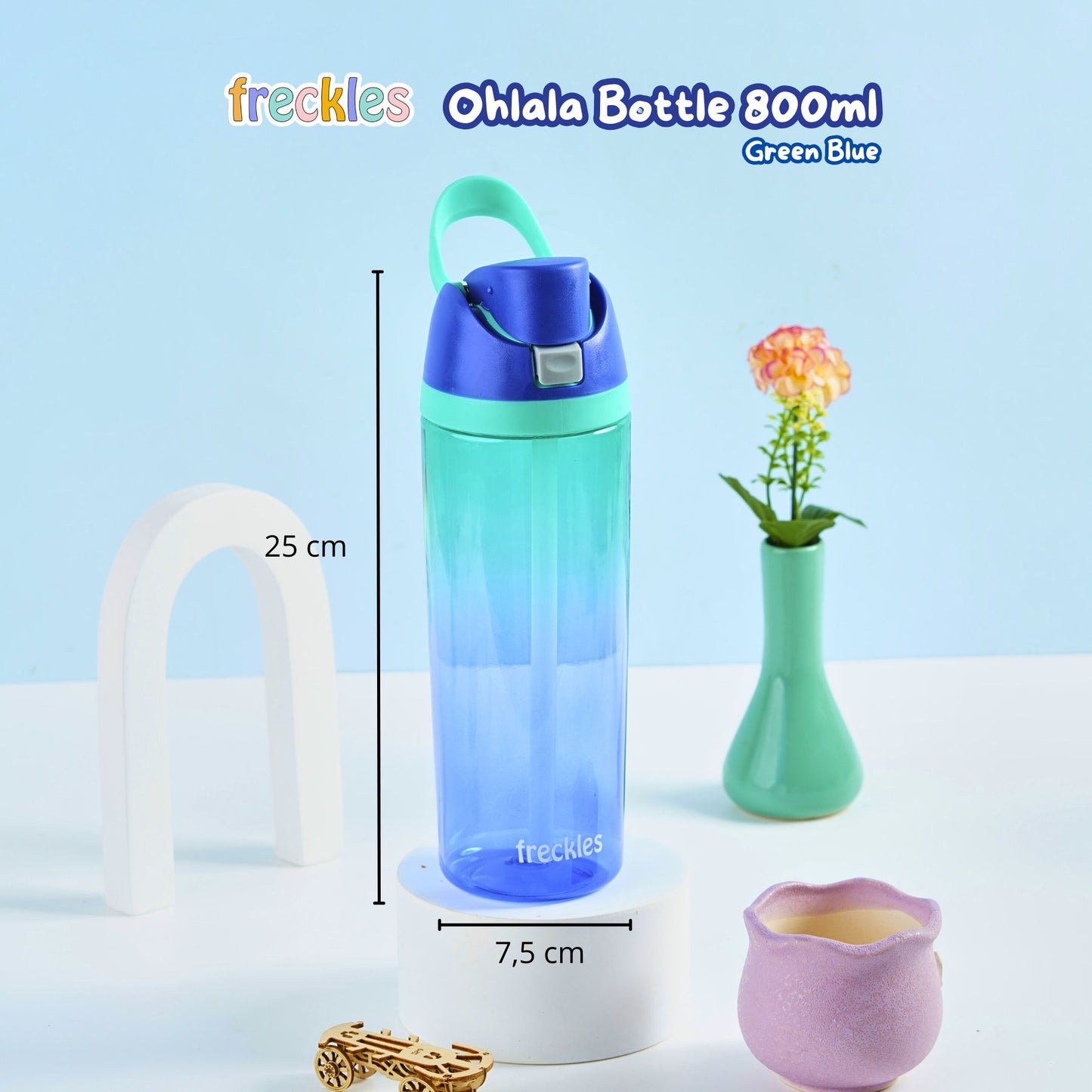 Freckles Ohlala 800ml Water Bottle