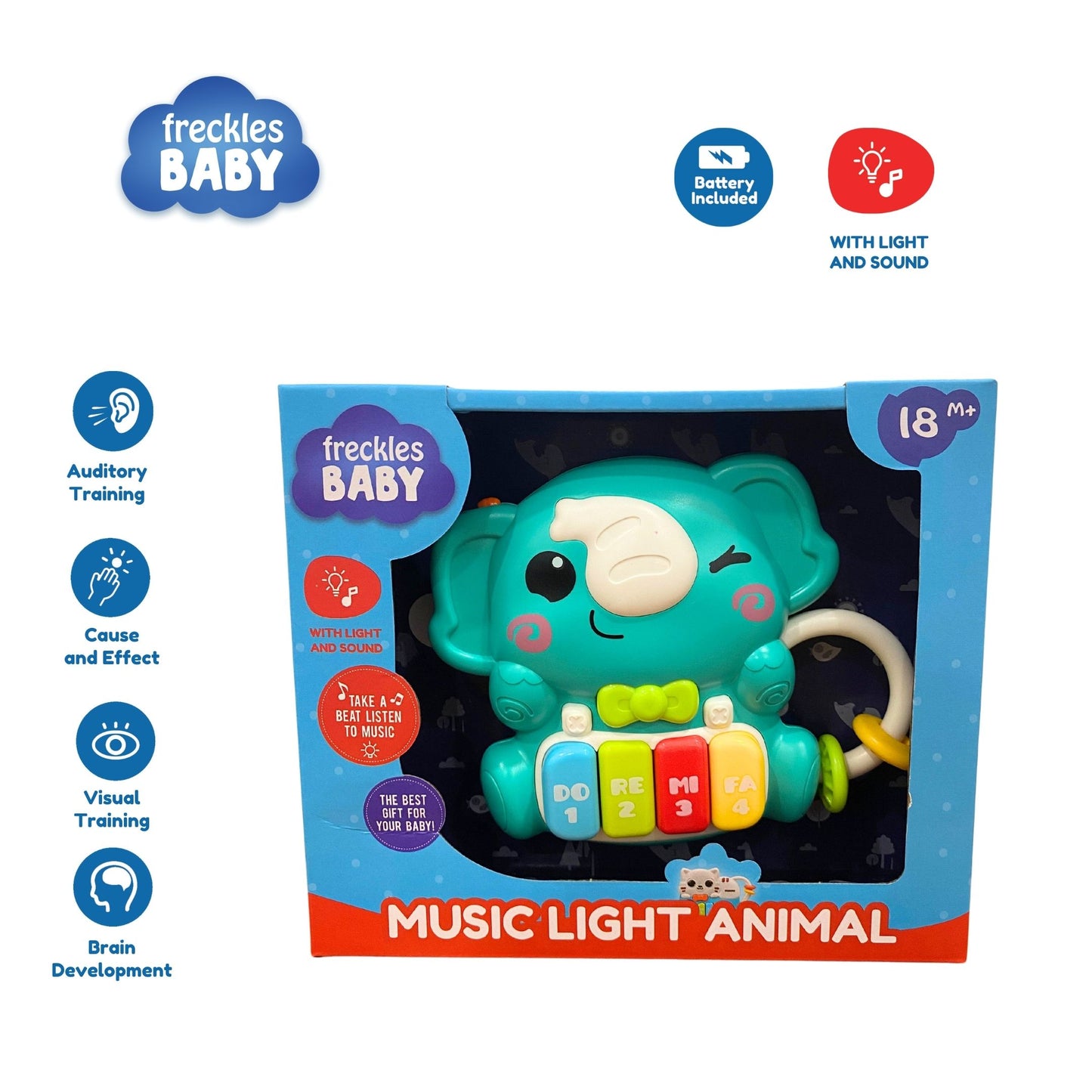 Freckles Baby Animal Piano with L&S
