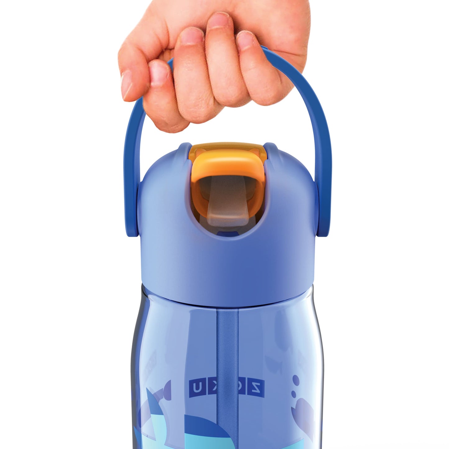 Zoku Kids Flip Straw Bottle - Botol Minum Anak / Botol Minum Sedotan / Botol Minum Anak anti tumpah