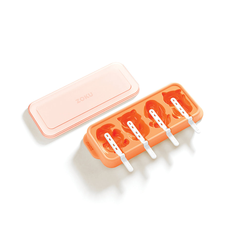 Zoku Ice Pop Mold - Cetakan Es Krim Karakter / Cetakan Es Krim Bentuk Flamingo / Cetakan Es Krim Silicon