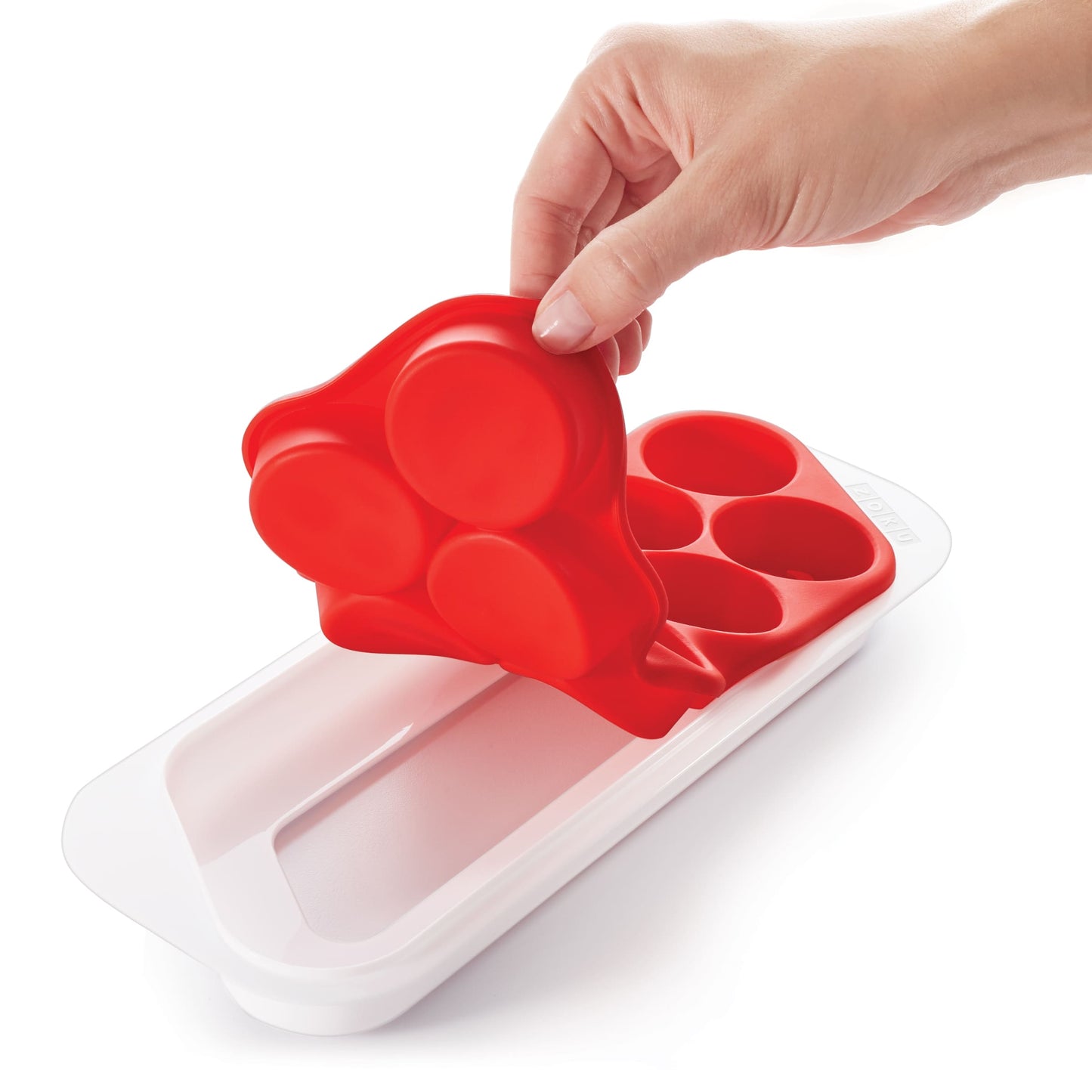 Zoku Cool Moji Ice Tray - Cetakan Es batu Karakter / Cetakan Es Krim Bentuk Ekspresi Wajah emoticon / Cetakan Es Krim Silicone