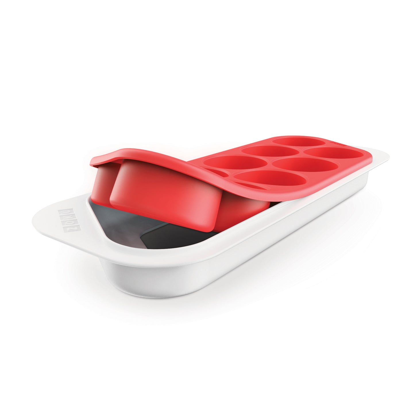 Zoku Cool Moji Ice Tray - Cetakan Es batu Karakter / Cetakan Es Krim Bentuk Ekspresi Wajah emoticon / Cetakan Es Krim Silicone