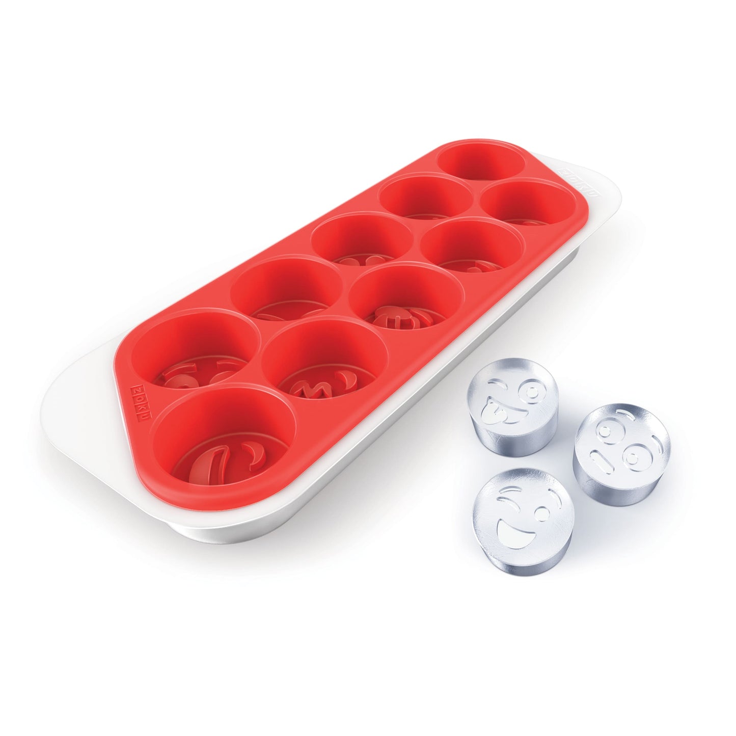 Zoku Cool Moji Ice Tray - Cetakan Es batu Karakter / Cetakan Es Krim Bentuk Ekspresi Wajah emoticon / Cetakan Es Krim Silicone