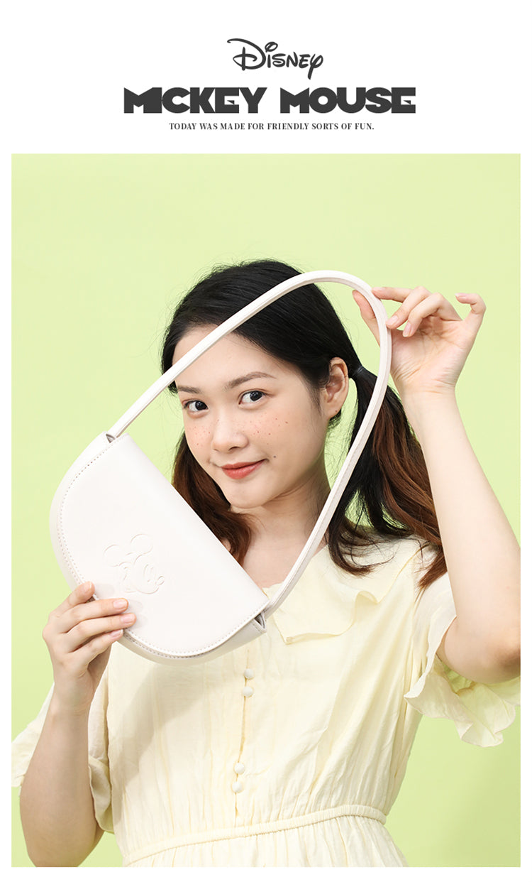 Mesuca Mickey Shoulder Bag White - Tas Selempang Disney Premium