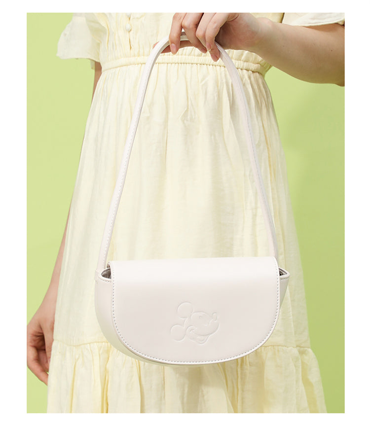 Mesuca Mickey Shoulder Bag White - Tas Selempang Disney Premium