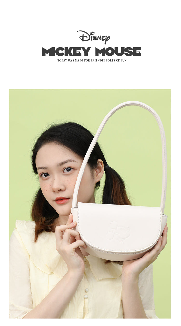 Mesuca Mickey Shoulder Bag White - Tas Selempang Disney Premium