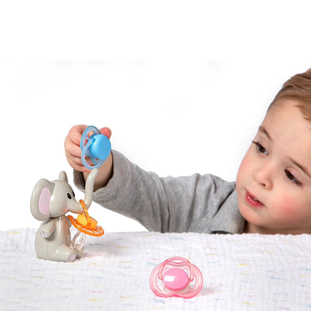 Melii Baby Elephant Pacifier Holder tempat simpan empeng