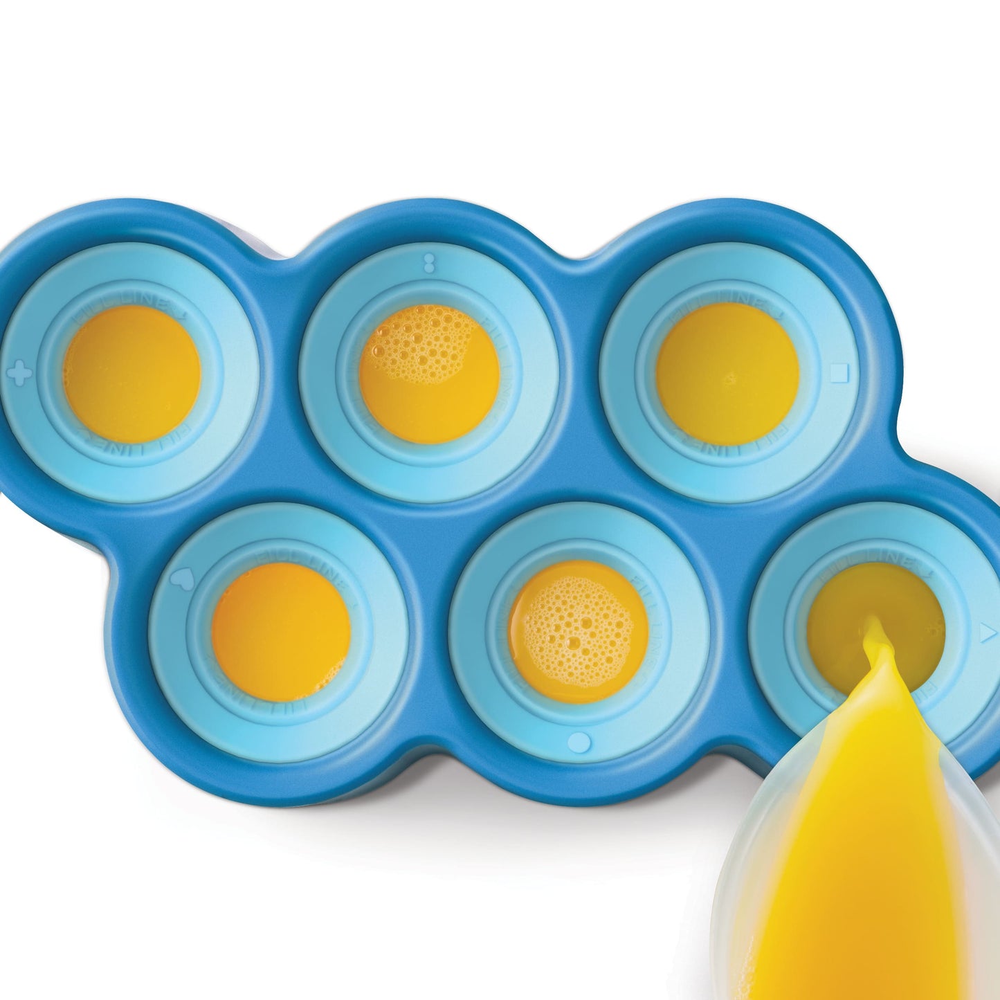 Zoku Fish Ice Pop Mold - Cetakan Es Krim Karakter, Cetakan Es Krim Bentuk Ikan, Cetakan Es Krim Silicon