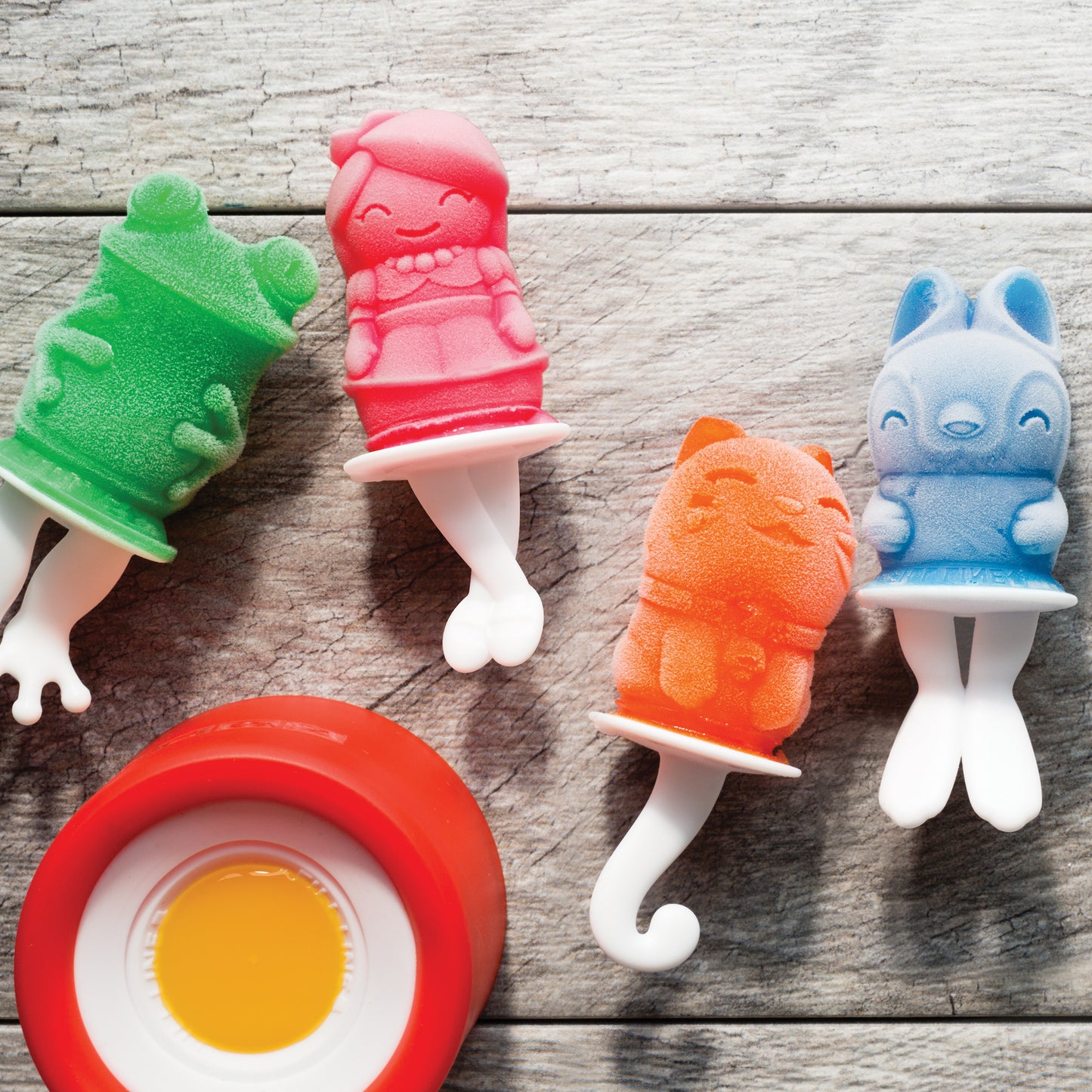 Zoku Ice Pop Mold - Cetakan Es Krim Karakter, Cetakan Es Krim Bentuk Burung, Cetakan Es Krim Silicon
