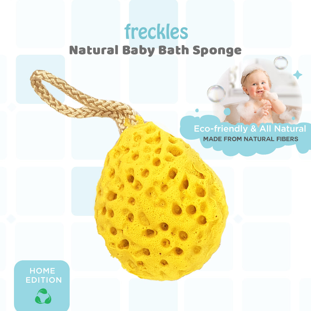 Freckles Natural Baby Bath Sponge