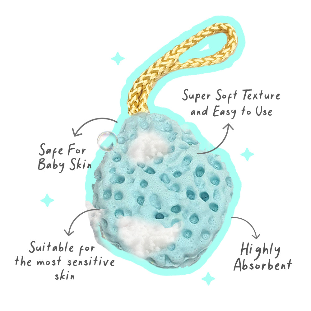 Freckles Natural Baby Bath Sponge