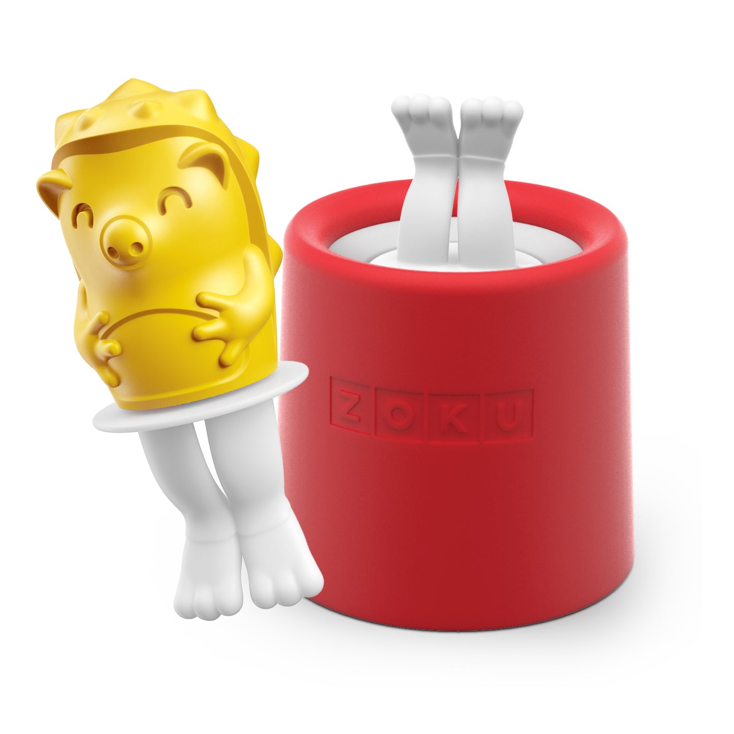 Zoku Ice Pop Mold - Cetakan Es Krim Karakter, Cetakan Es Krim Bentuk Burung, Cetakan Es Krim Silicon