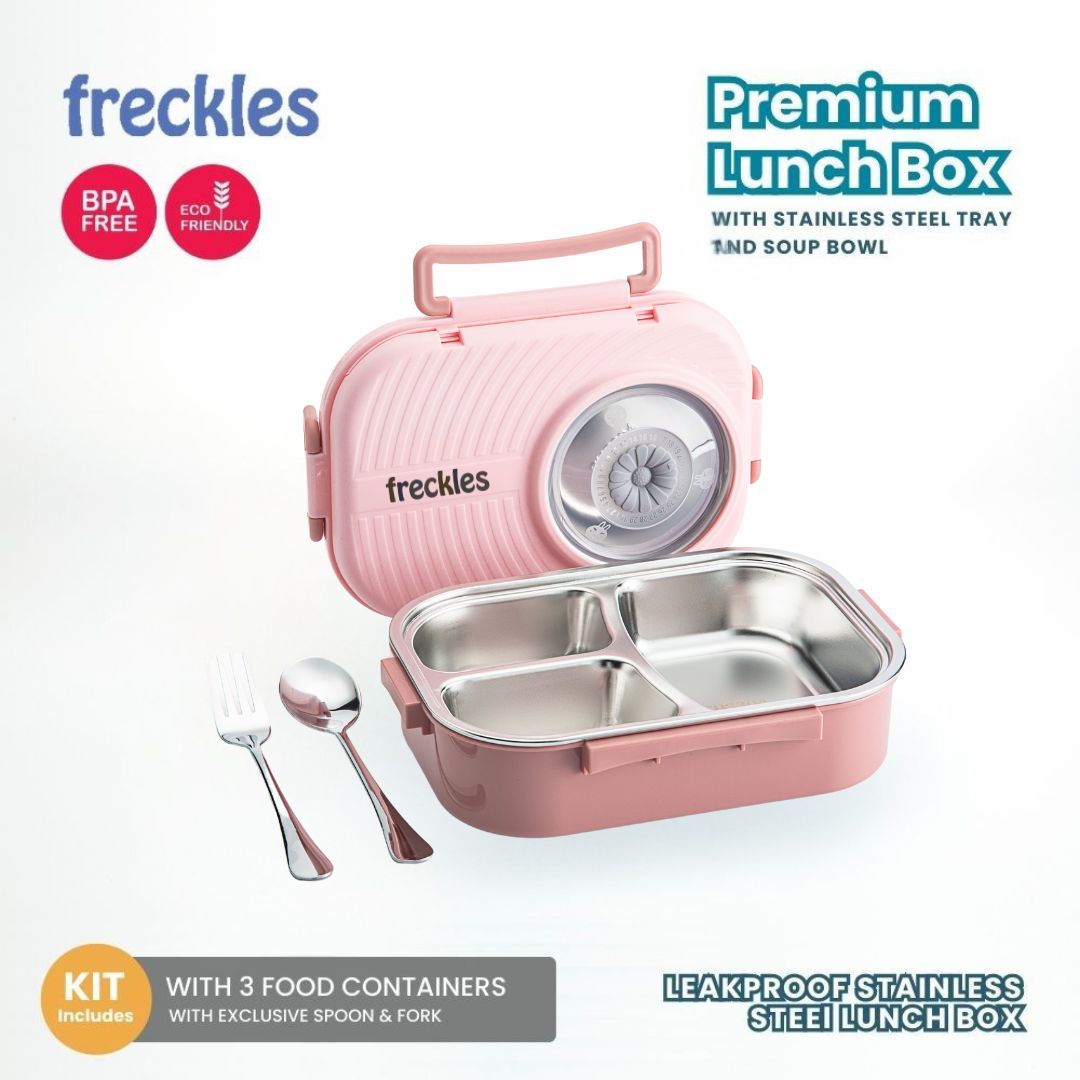 Freckles Stainless Steel Lunch Box