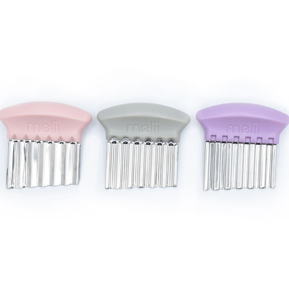 Melii Baby Crinckle Cutters - Pisau Potong Gelombang Anti Karat/Pisau Cutter Slicer Zigzag