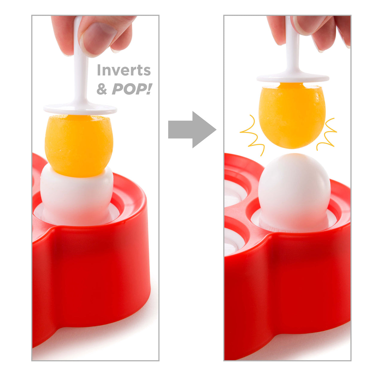 Zoku Mini Pop Molds - Cetakan Es Krim Bulat, Cetakan Es Krim Silicon