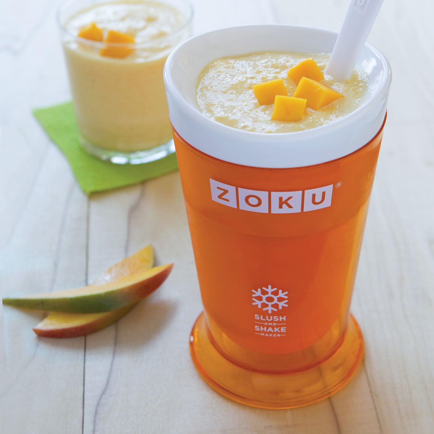 Zoku Slush/Shake Maker - Alat Pembuat Es Krim Instant, Alat Pembuat Es Serut Instant